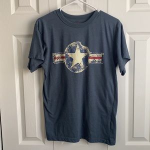 ROTHCO. MENS T- SHIRT WITH VINTAGE USAF SYMBOL M